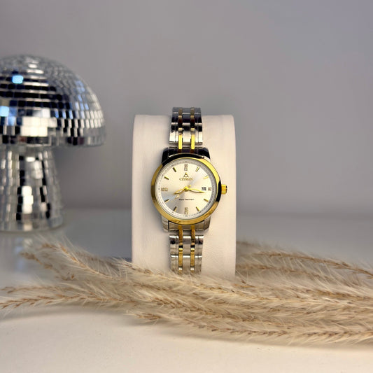 CITRON Two Tone Silver Golden for women - AESTHETIC WATCHES