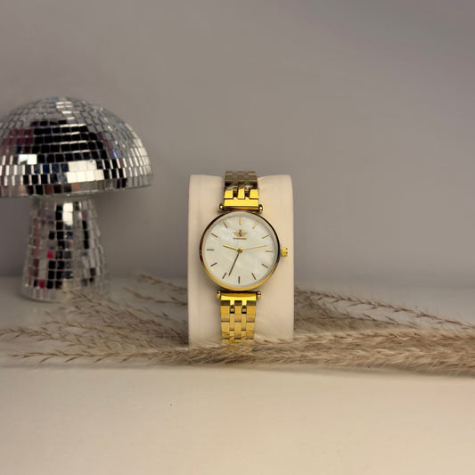 Premium Golden Watch For Her - AESTHETIC WATCHES
