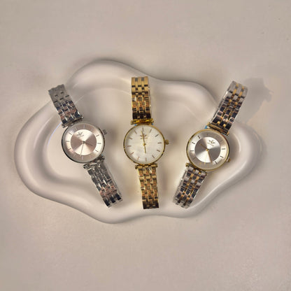 Premium Golden Watch For Her - AESTHETIC WATCHES