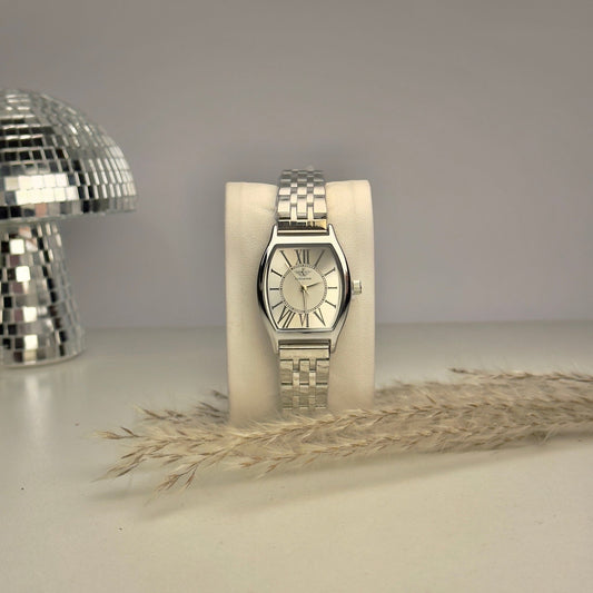 Premium Silver Watch For Her - AESTHETIC WATCHES
