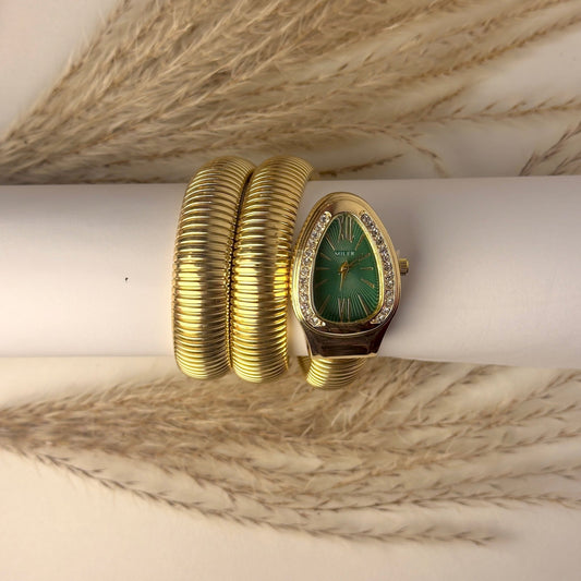 Serpenti Vintage Green Luxe - AESTHETIC WATCHES