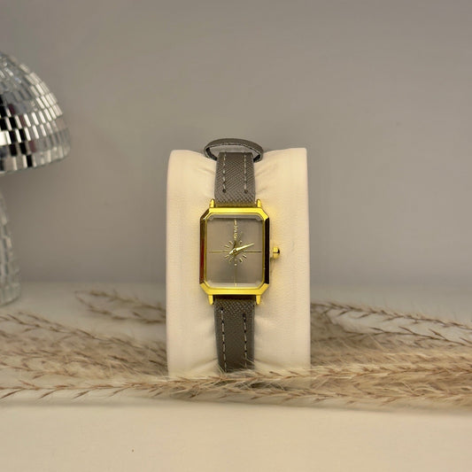 Square Dial Strap Watch - AESTHETIC WATCHES